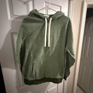 Olive Green Men's Hoodie Sweater